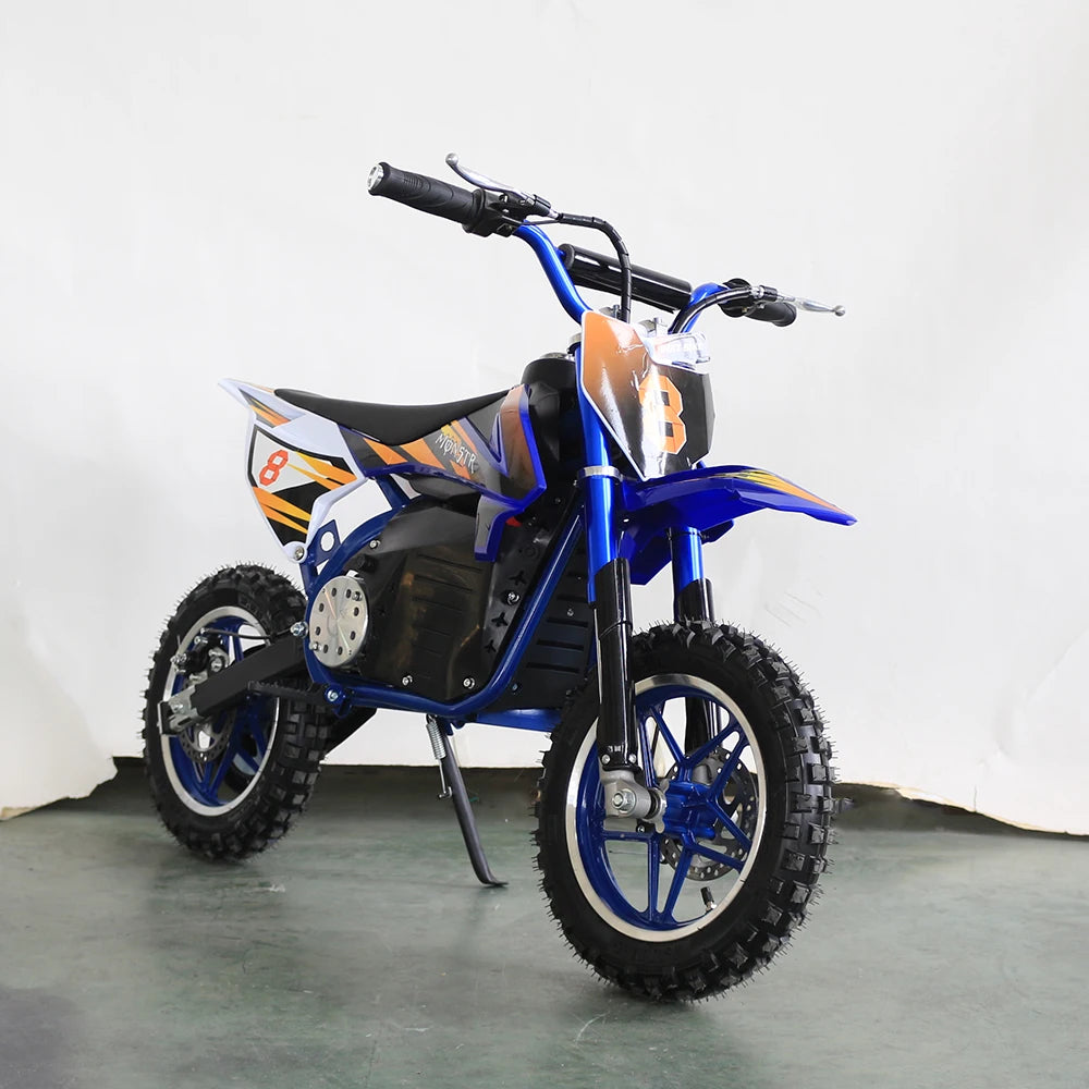 JMT-828106 Electric 500W Dirt Bike for Kids - Safe and Fun Pit Bike Experience , Top Speed 27.9 mph