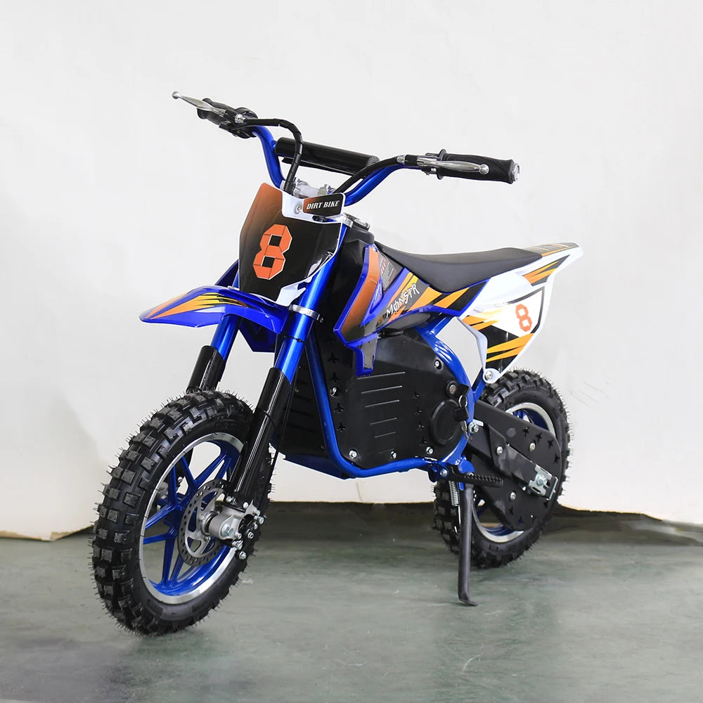 JMT-828106 Electric 500W Dirt Bike for Kids - Safe and Fun Pit Bike Experience , Top Speed 27.9 mph
