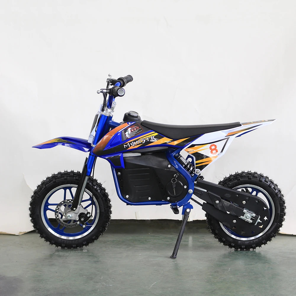 JMT-828106 Electric 500W Dirt Bike for Kids - Safe and Fun Pit Bike Experience , Top Speed 27.9 mph