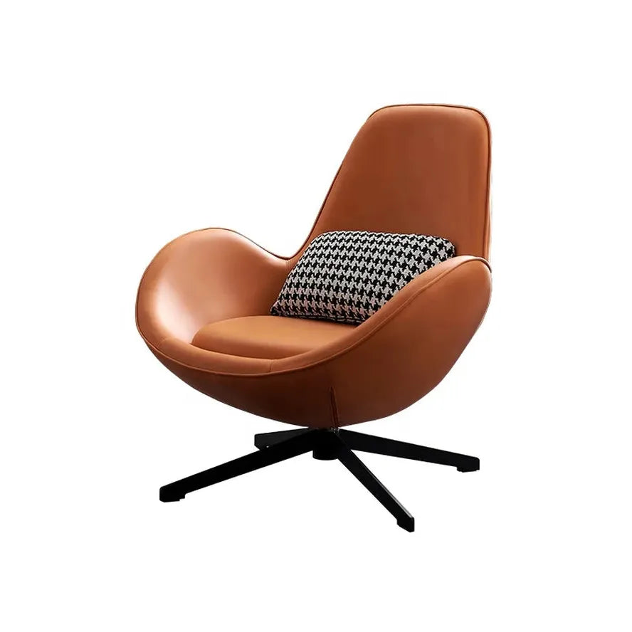 JMT-828106 Elegant Leather Leisure Egg Chair for Living Room - Northern European Design, Model JA-780