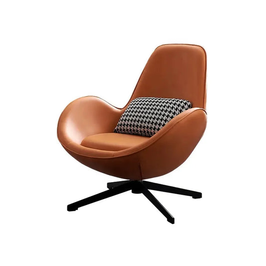 JMT-828106 Elegant Leather Leisure Egg Chair for Living Room - Northern European Design, Model JA-780