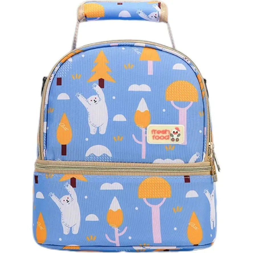 JMT-828298 Custom Dual-Layer Breast Pump Backpack with Insulated Cooler Compartment for 6 Bottles