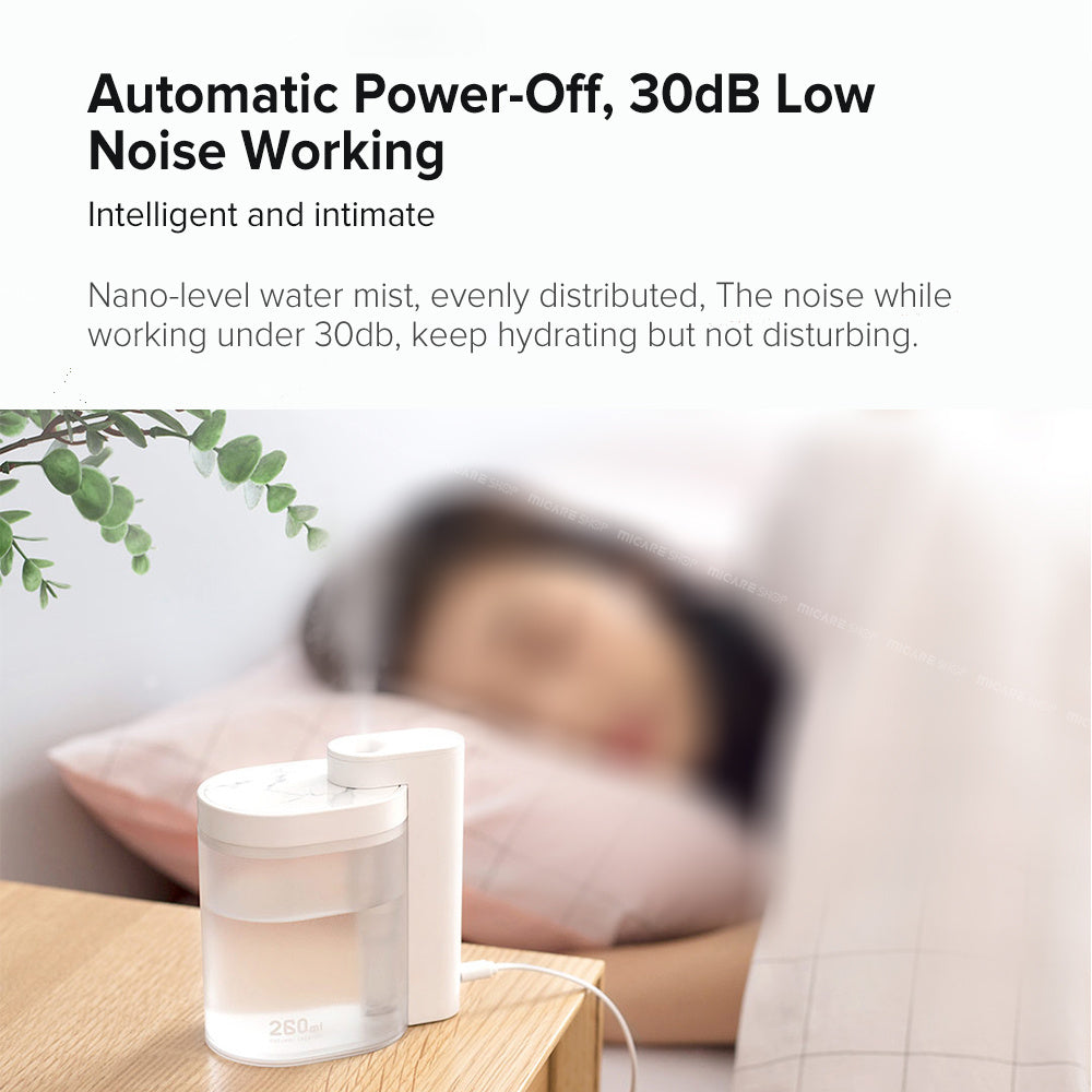 JMT-828490 Mini Compact Humidifier for Home and Office - Ultrasonic Atomizer with Two Modes and Automatic Power-Off
