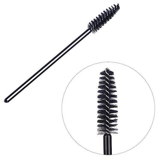 JMT-828618 50 Pcs Disposable Eyelash and Eyebrow Brushes with Soft Applicator Spoolies for Makeup Application