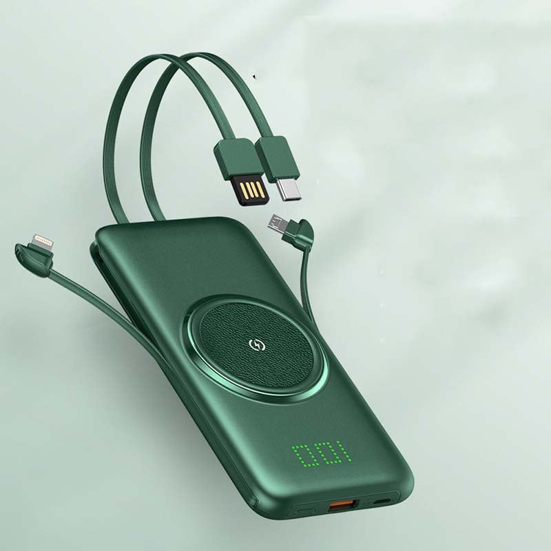 JMT-828682 High-Capacity Wireless Power Bank with Multi-Port Output - 10000mAh & 20000mAh Options