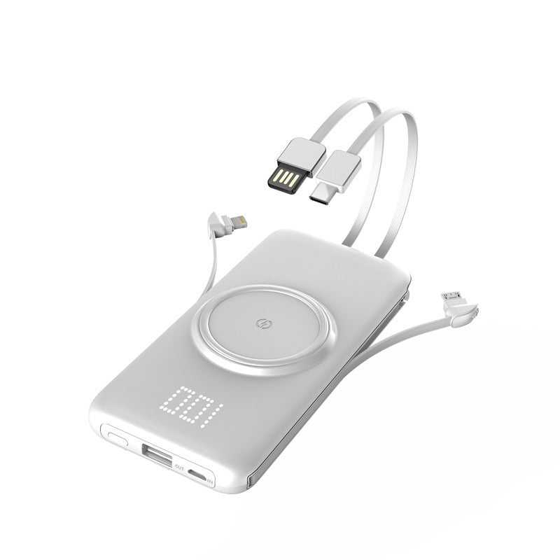 JMT-828682 High-Capacity Wireless Power Bank with Multi-Port Output - 10000mAh & 20000mAh Options