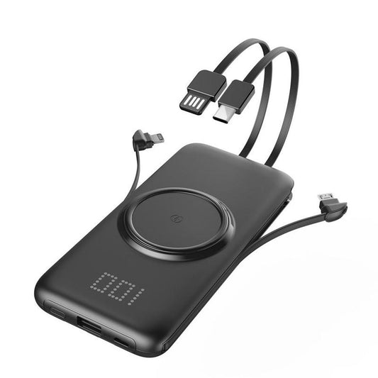 JMT-828682 High-Capacity Wireless Power Bank with Multi-Port Output - 10000mAh & 20000mAh Options