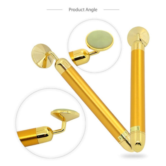 JMT-828746 24K Gold Electric Beauty Stick for Facial Massage and Tightening