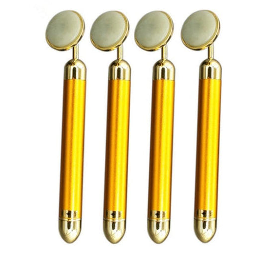 JMT-828746 24K Gold Electric Beauty Stick for Facial Massage and Tightening