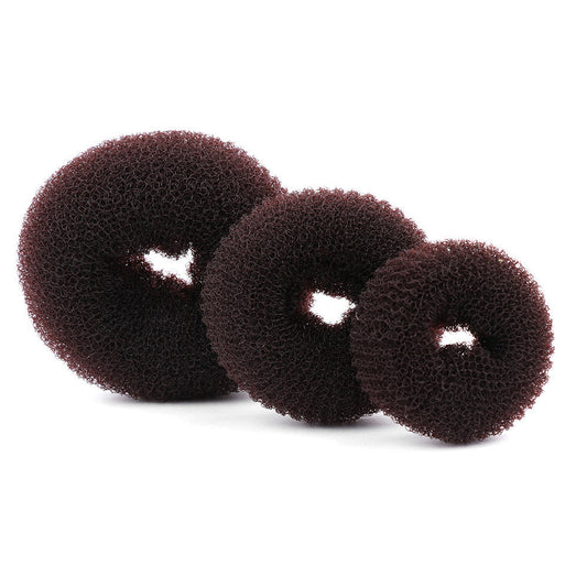 JMT-828874 Nylon Korean Style Donut Flower Hair Accessories in Various Sizes and Colors