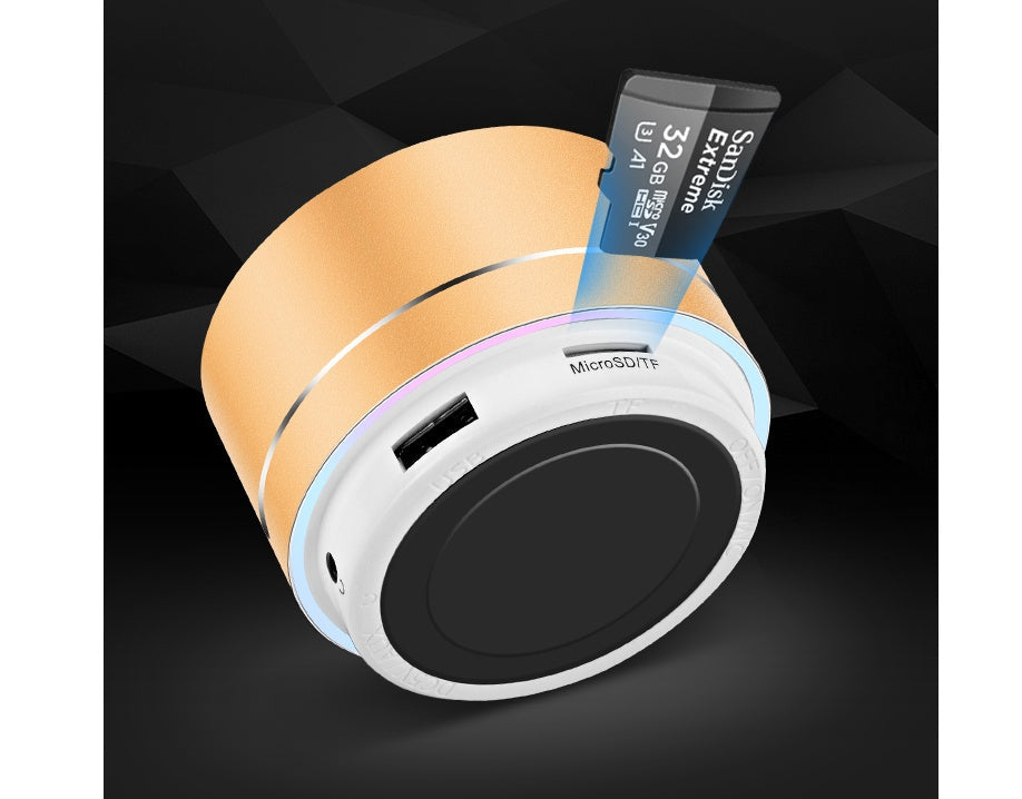 JMT-829514 Compact Wireless Bluetooth Speaker with AUX and TF Card Support - Portable Audio Solution