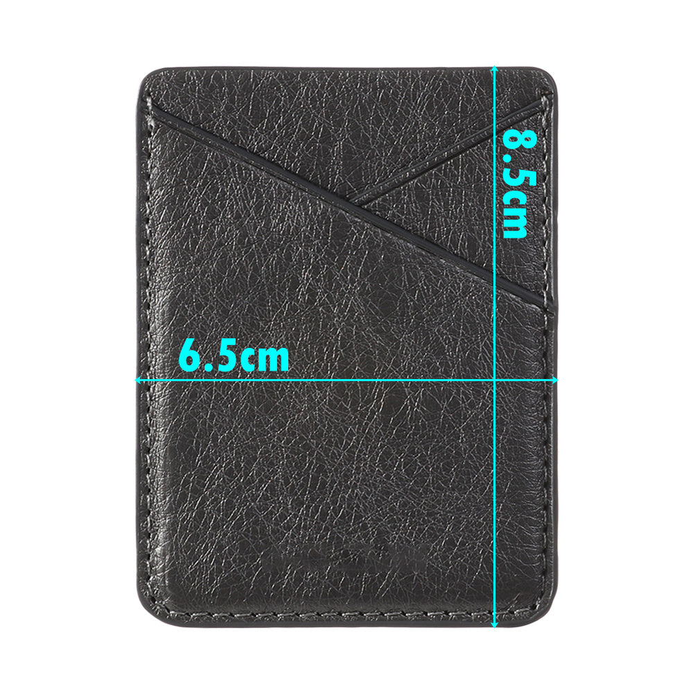 JMT-829834 PU Leather Mobile Phone Back Sticker Card Cover - Lightweight 11g Protective Accessory