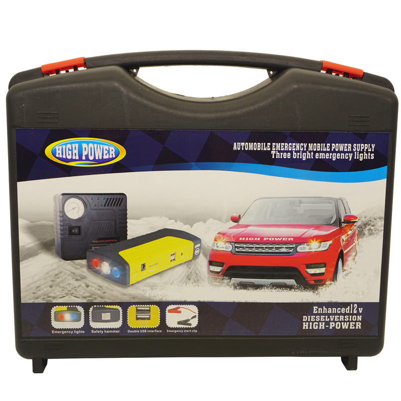JMT-829834 Portable Car Jump Starter and Mobile Power Bank with Multi-Function LED Lights