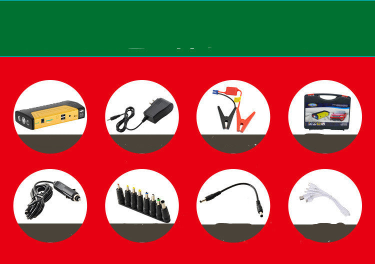 JMT-829834 Portable Car Jump Starter and Mobile Power Bank with Multi-Function LED Lights