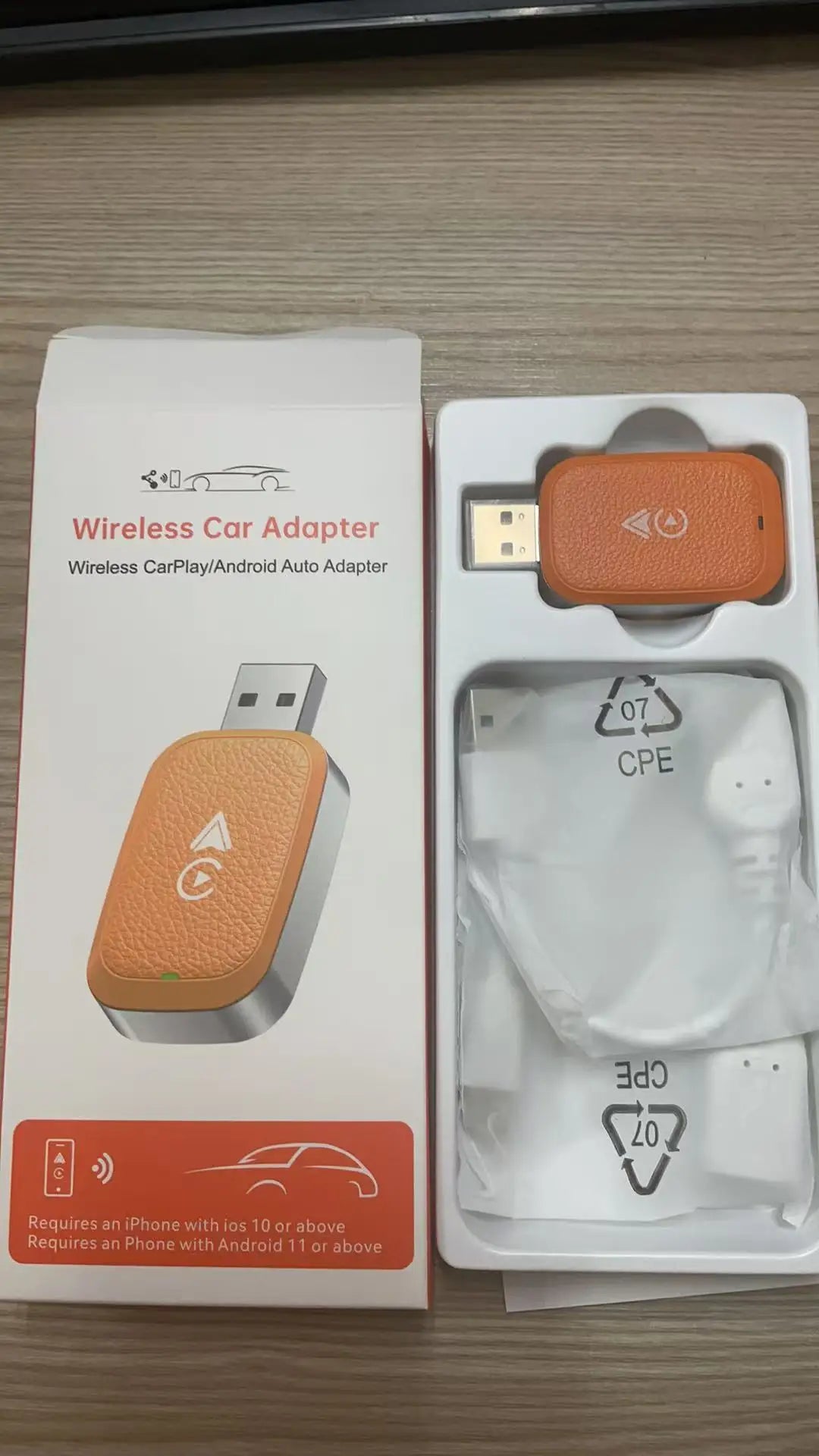JMT-830154 Wireless CarPlay and Android Auto Multimedia Streaming Box for Vehicles