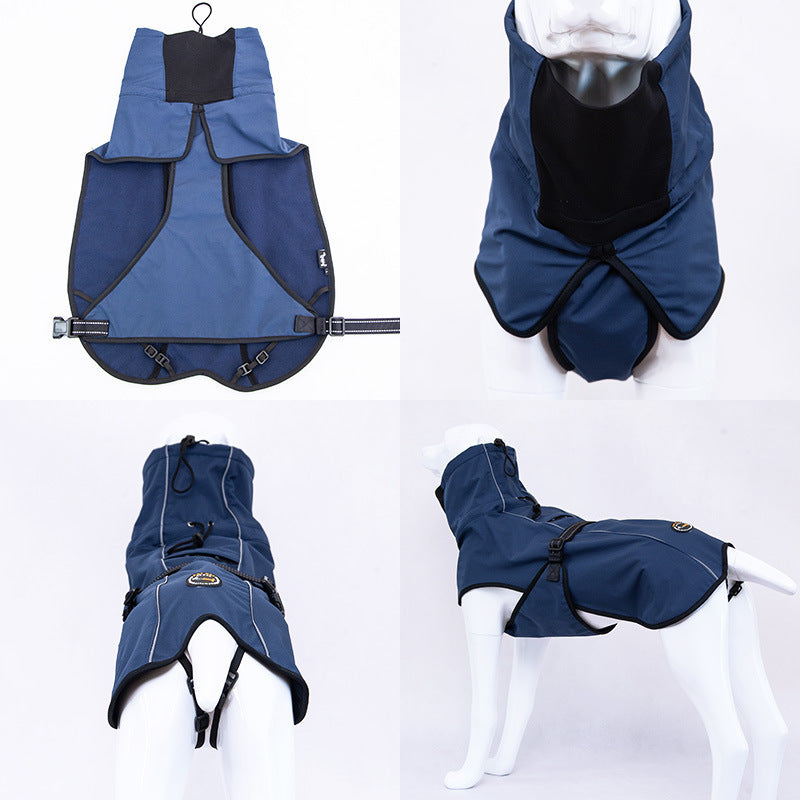 JMT-830410 Large Dog Raincoat Vest in Various Colors and Sizes