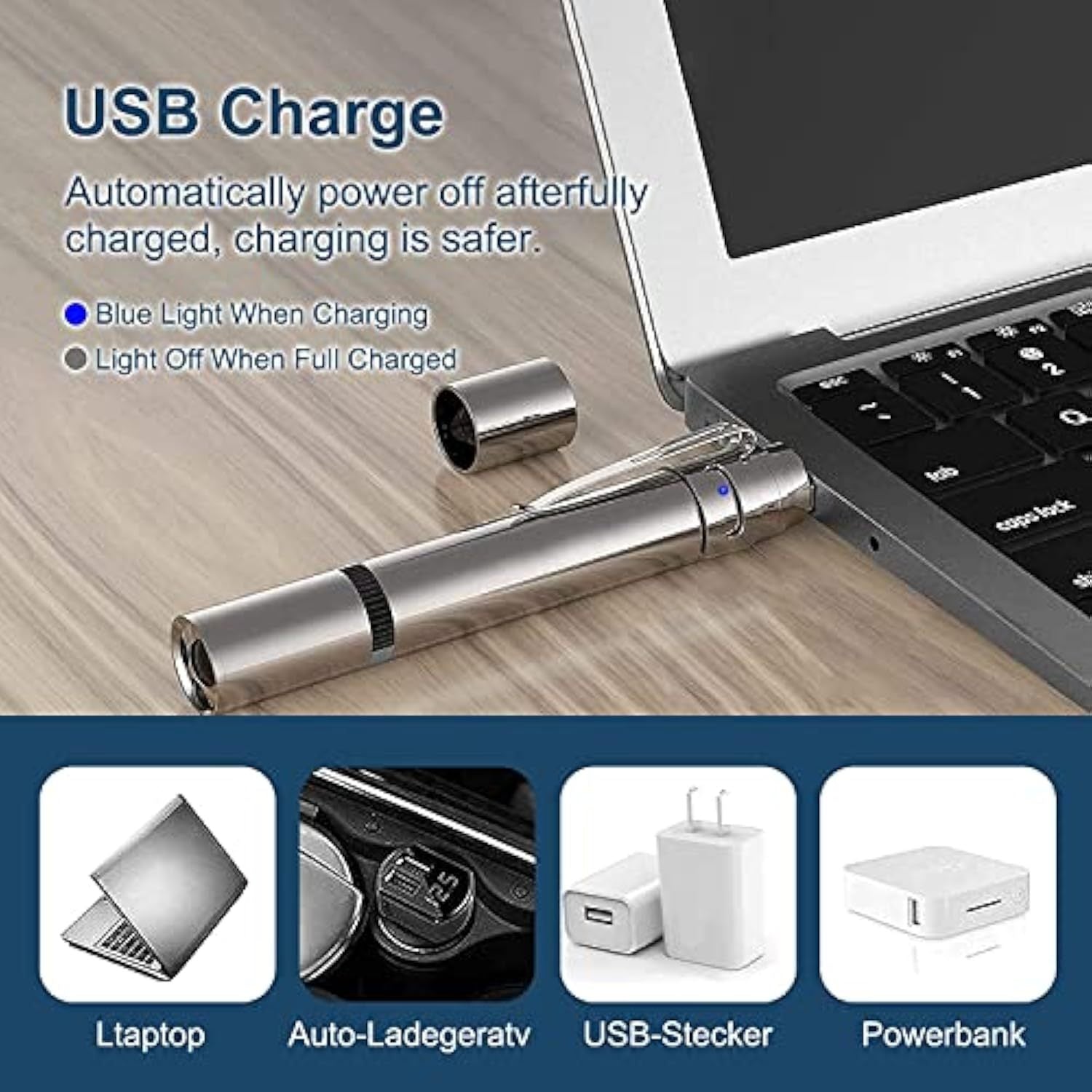 JMT-830474 Interactive LED Cat Toy Pointer with Multiple Light Modes for Indoor Play and Pet Engagement