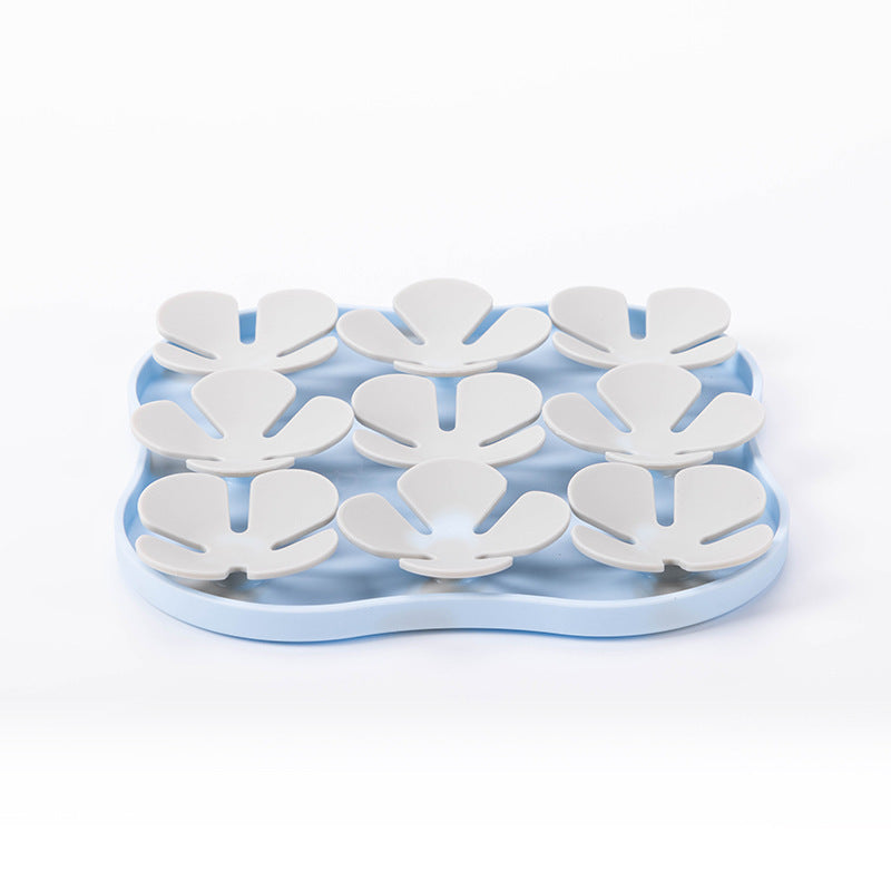 JMT-830666 Silicone Slow Feeder Mat for Dogs - Interactive Lick Pad with Suction Cups for Calming and Training