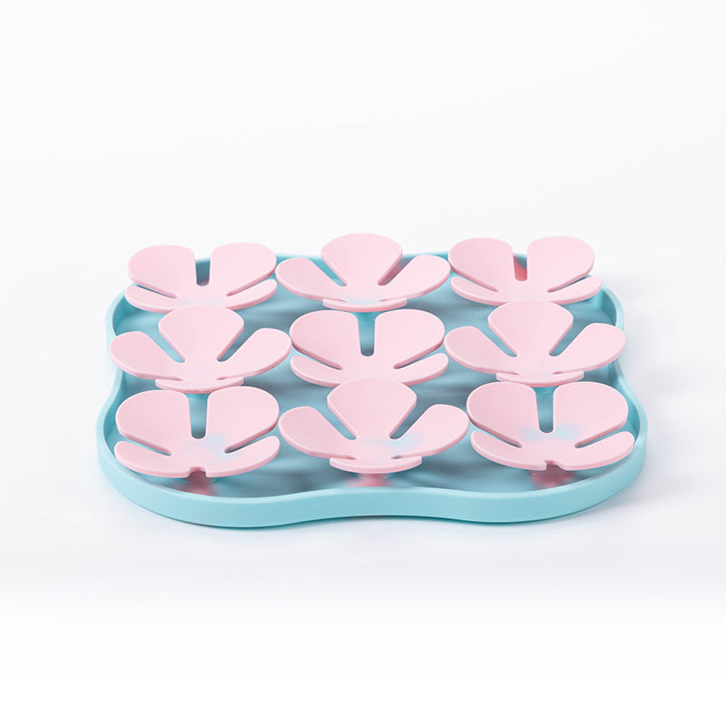 JMT-830666 Silicone Slow Feeder Mat for Dogs - Interactive Lick Pad with Suction Cups for Calming and Training