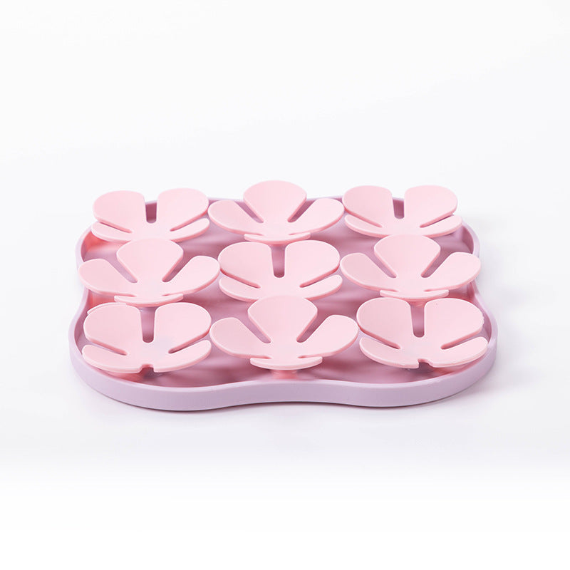 JMT-830666 Silicone Slow Feeder Mat for Dogs - Interactive Lick Pad with Suction Cups for Calming and Training
