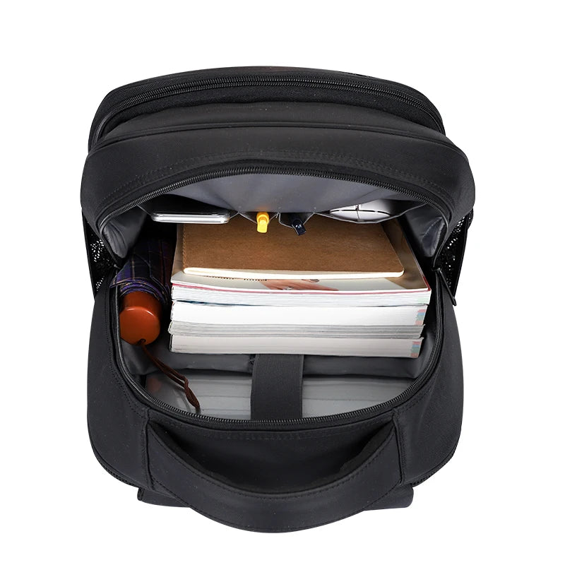 JMT-830666 Waterproof Nylon Laptop Backpack for Men and Women - 15.6 Inch with USB Charging Port