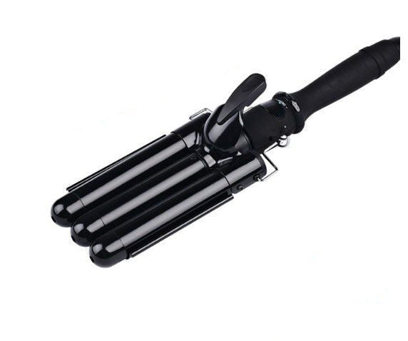 JMT-830794 LCD Curling Iron with Three-Tube Water Ripple Design, Adjustable Temperature 80-210℃, Global Universal Voltage AC110V-240V