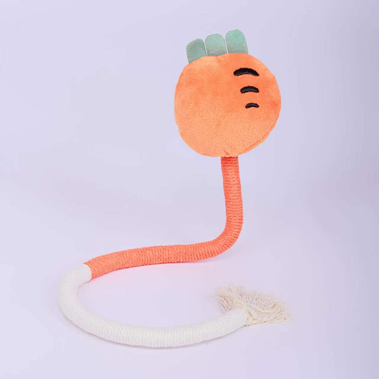 JMT-830794 Sisal Rope Cat Chew Toys with Catnip and Silvervine Fruit - Safe and Durable Dental Play for Indoor Cats