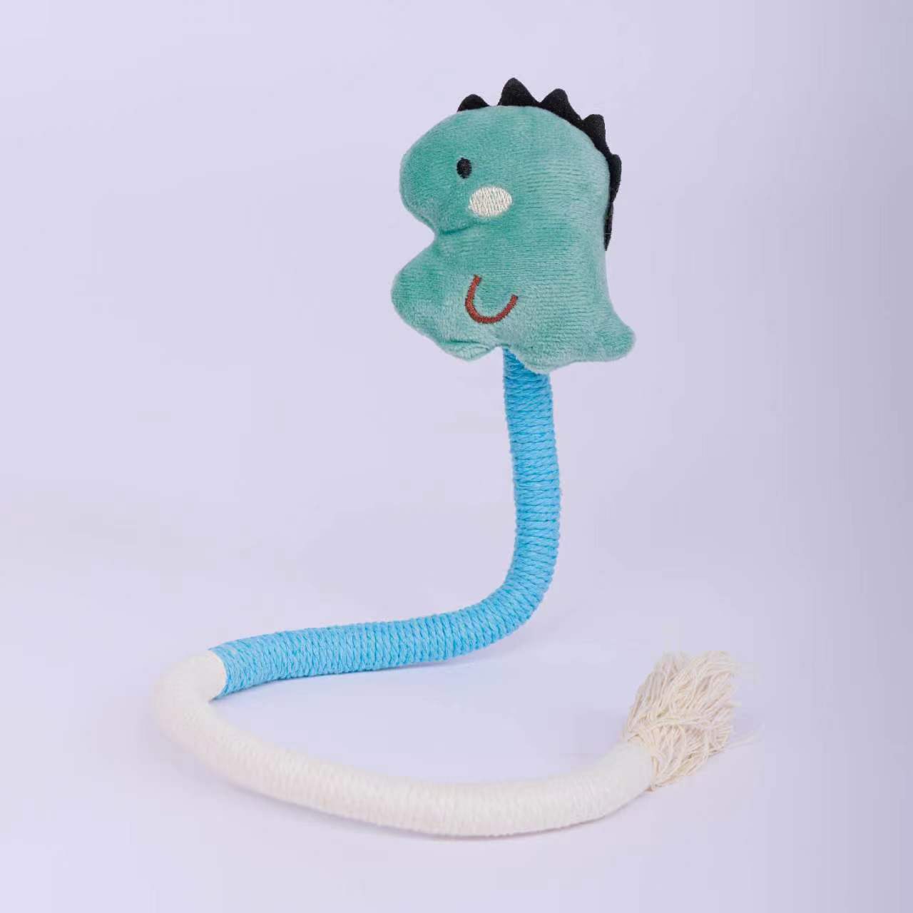 JMT-830794 Sisal Rope Cat Chew Toys with Catnip and Silvervine Fruit - Safe and Durable Dental Play for Indoor Cats