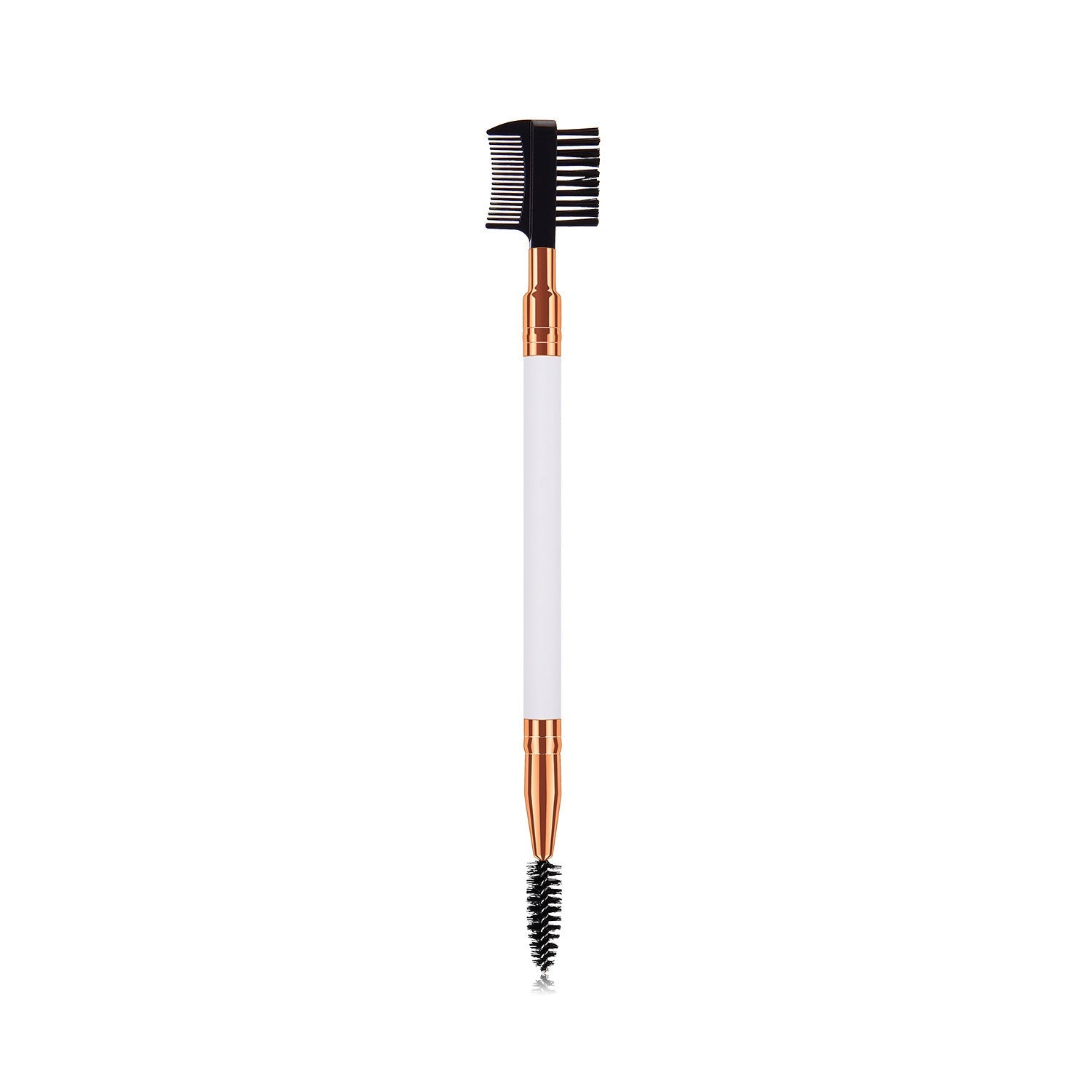JMT-830922 Double-Ended Eyebrow and Eyelash Brush with Wooden Handle