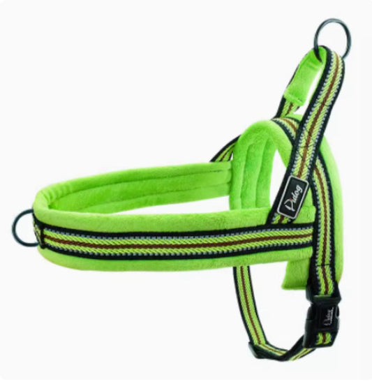 JMT-830986 No Pull Padded Leather Dog Harness with Adjustable Leash for Large Dogs - Available in Multiple Colors