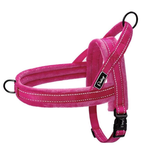 JMT-830986 No Pull Padded Leather Dog Harness with Adjustable Leash for Large Dogs - Available in Multiple Colors