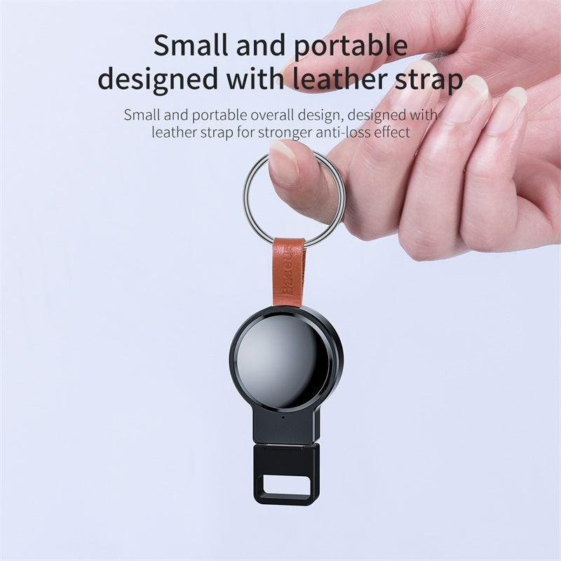 JMT-830986 Portable Magnetic Wireless Charger for Apple Watch Series 4/3/2/1, Compatible with iPhone Models, 2.5W Output, Aluminum Alloy Construction