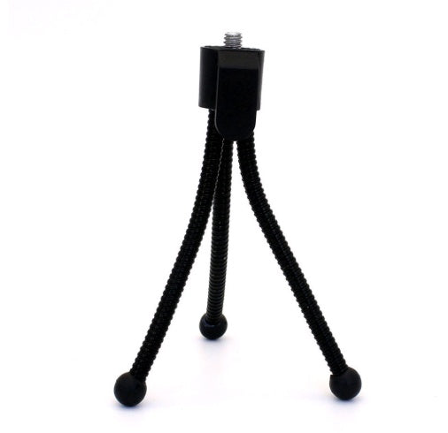 JMT-831178 Compact Mini Tripod for Mobile Devices and Cameras, Lightweight Iron Frame with Rubber Anti-Slip Base