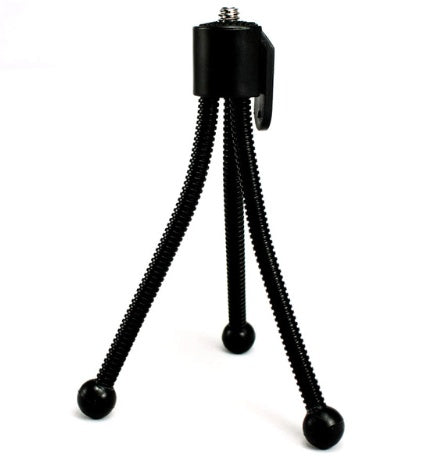 JMT-831178 Compact Mini Tripod for Mobile Devices and Cameras, Lightweight Iron Frame with Rubber Anti-Slip Base