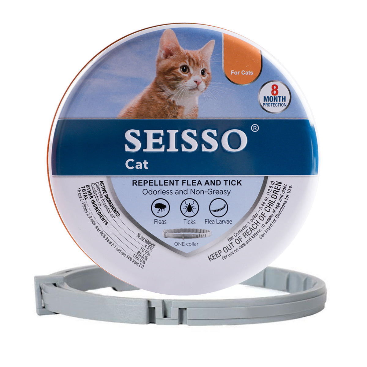 JMT-831306 Insect Repellent Collar for Small and Medium-sized Dogs and Cats - Adjustable and Durable, Available in Multiple Sizes