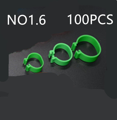 JMT-831626 Chicken Foot Rings - Pack of 100 Pieces for Crafting and Decor