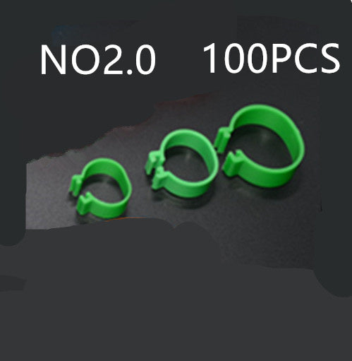 JMT-831626 Chicken Foot Rings - Pack of 100 Pieces for Crafting and Decor