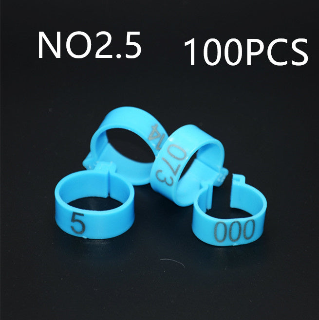 JMT-831626 Chicken Foot Rings - Pack of 100 Pieces for Crafting and Decor