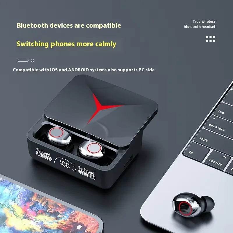 JMT-831818 High-Performance Bluetooth In-Ear Earbuds with Smart Noise Reduction and LED Battery Indicator