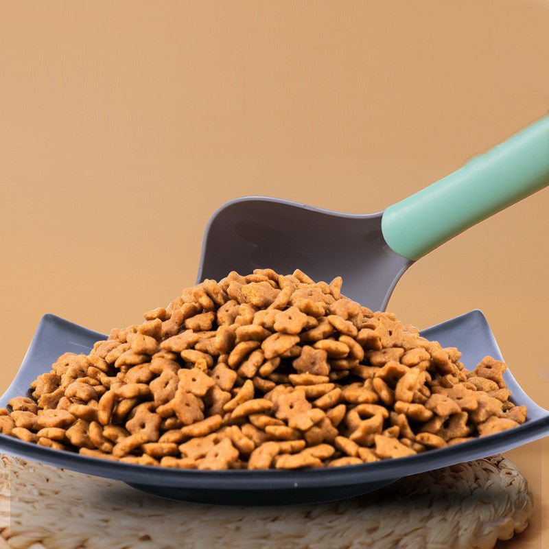 JMT-831818 Pet Food Spoon - Durable Plastic Shovel for Cat and Dog Food, 21CM Long