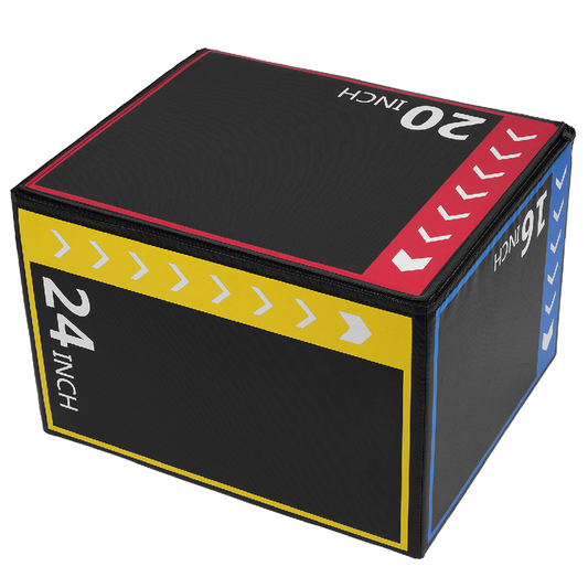 JMT-831882 Cushioned Non-Slip Plyometric Box for Jump Training and Strength Conditioning