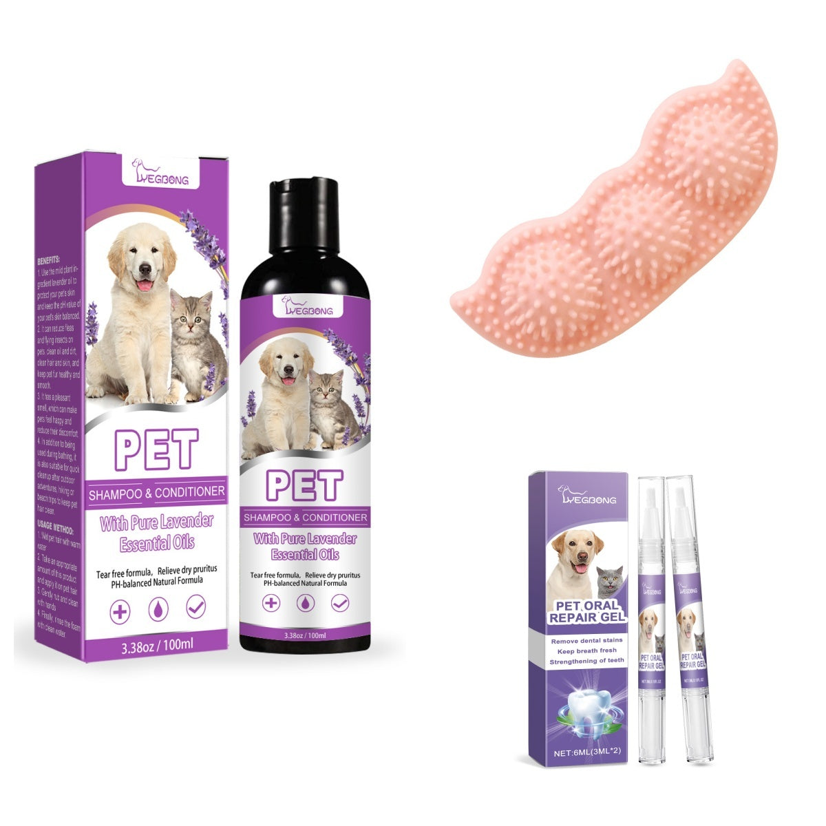 JMT-831946 Interactive Chew Teeth Cleaning Dog Toy - Bite Resistant Natural Rubber Stick