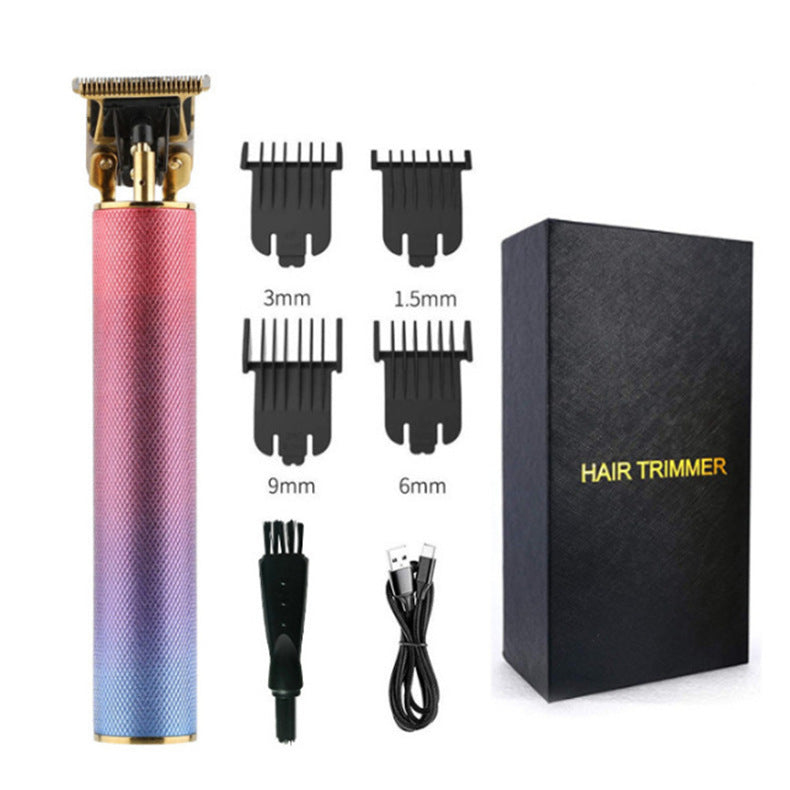 JMT-831946 T9 Electric Hair Clipper with Limit Combs and USB Charging - Versatile Grooming Tool