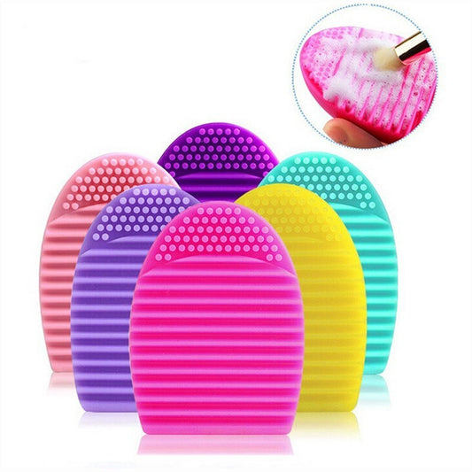 JMT-832074 Silicone Egg Brush and Scrubbing Tool for Gentle Washing and Beauty Care