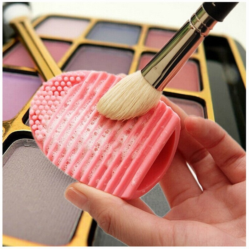 JMT-832074 Silicone Egg Brush and Scrubbing Tool for Gentle Washing and Beauty Care
