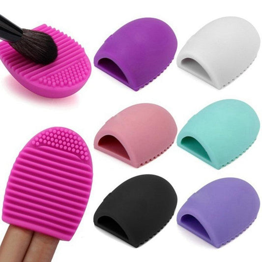 JMT-832074 Silicone Egg Brush and Scrubbing Tool for Gentle Washing and Beauty Care