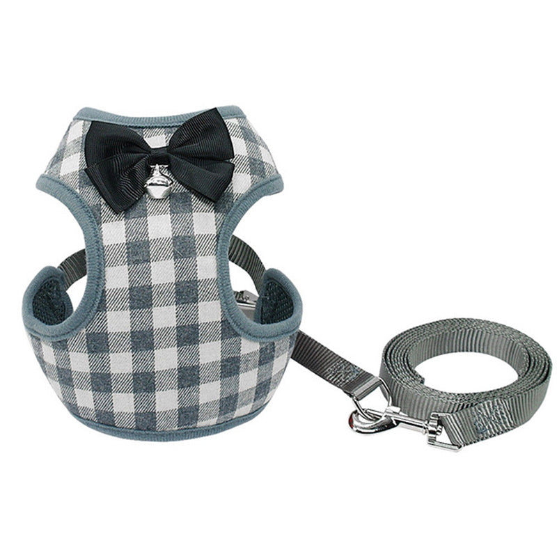 JMT-832138 Adjustable Cloth Dog Leash with Chest Strap - Size S/M/L Options