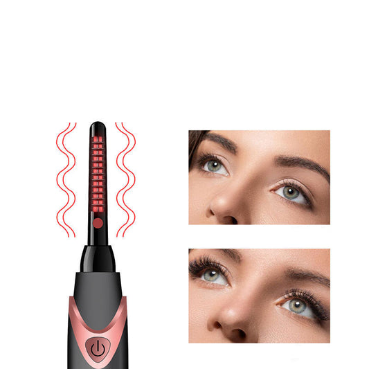 JMT-832202 Electric Heated Mascara Curler - USB Rechargeable, Adjustable Temperature, Natural Curling, Compact Design