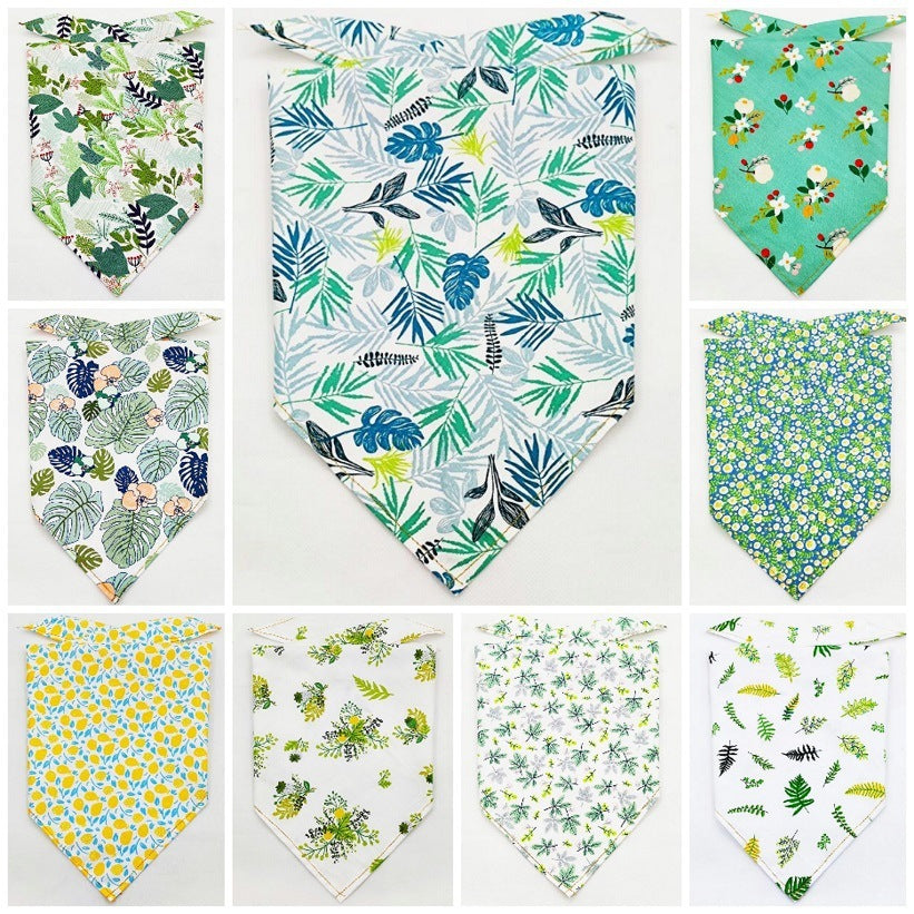JMT-832266 Pet Scarf and Drool Towel in Various Colors - Soft Cotton for Small, Medium & Large Dogs and Cats
