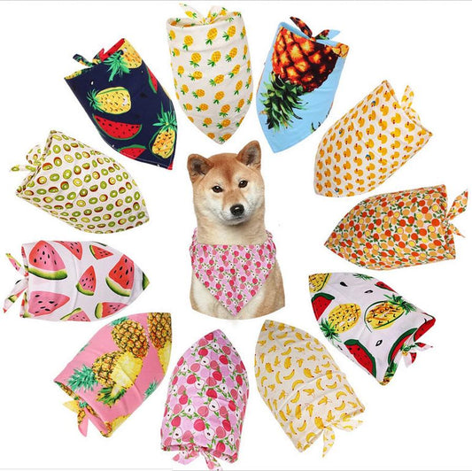 JMT-832266 Pet Scarf and Drool Towel in Various Colors - Soft Cotton for Small, Medium & Large Dogs and Cats